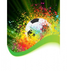 Soccer background vector image