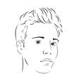 Young man vector image
