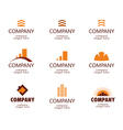 Construction and Real Estate logo Construction and Real Estate logo vector image