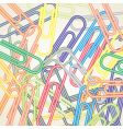 Paper clip background vector image