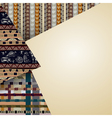 Abstract background with Tribal elements vector image