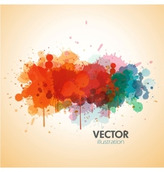 Paint splat background vector image