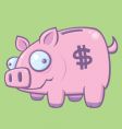 Piggy bank vector image