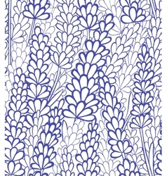 Seamless lavender background vector image