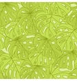 Leaves of palm tree Seamless pattern vector image