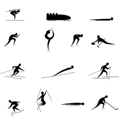 Winter Olympic games vector image