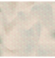 Old paper texture with geometric pattern vector image
