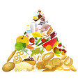 Food Pyramid vector image