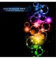 Space circles vector image