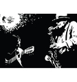 Musician grunge vector image