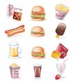 Cartoon icons vector image