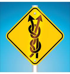 Road sign Road sign vector image