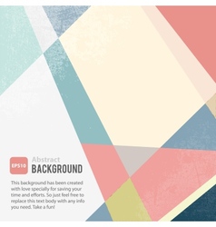 Abstract geometric background template Abstract geometric background template vector image