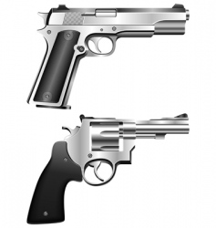 Guns vector image
