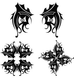Graphic design Tribal tattoo vector image
