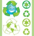 Recycle symbols vector image