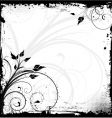 Floral grunge vector image