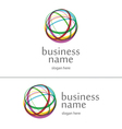 Logo ball of yarn vector image