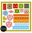 Oriental patterns vector image