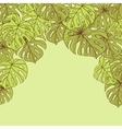 Leaves of palm tree Seamless pattern Leaves of palm tree Seamless pattern vector image