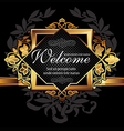 Decorative frame vector image
