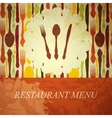 The concept of Restaurant menu vector image