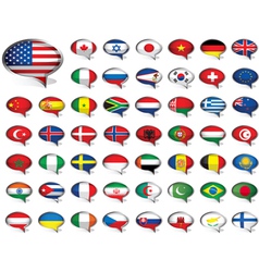 Flags vector image