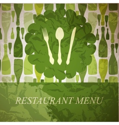 The concept of Restaurant menu vector image