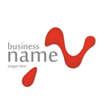 Innovation trickling letter logo vector image