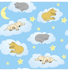 Sleepy animals vector image