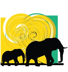 Elefant vector image