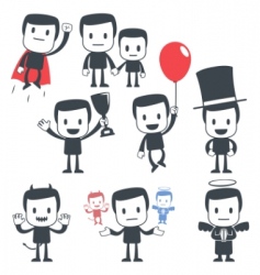 Icon man vector image