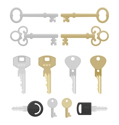 Twelve keys vector image