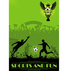 Soccer Poster vector image