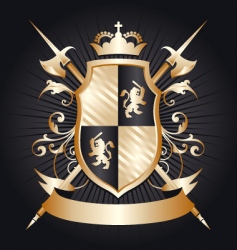 Heraldry shield vector image