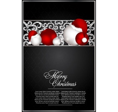 Xmas card for design vector image