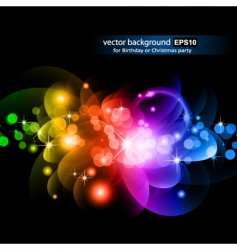 Abstract rainbow design vector image