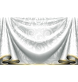 Curtain pattern vector image