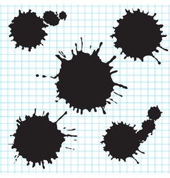 Blot collection vector image