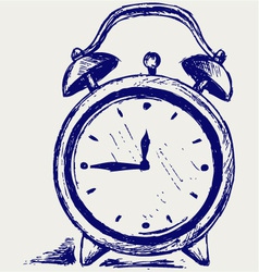 Alarm clock vector image
