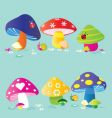Mushrooms vector image