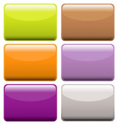 Web buttons vector image