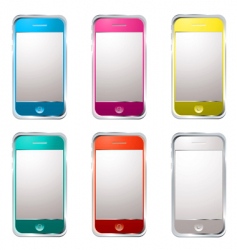 Techno phone variation vector image