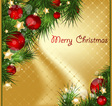 Art card for Christmas vector image