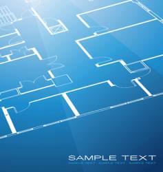 Architecture plan vector image