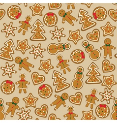 Christmas cookies vector image