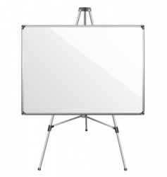 White board vector image
