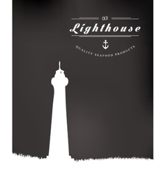 Lighthouse drawn Lighthouse drawn vector image