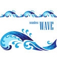 Decorative wave vector image