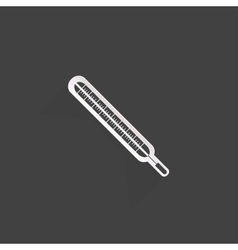 Medical thermometer web icon vector image